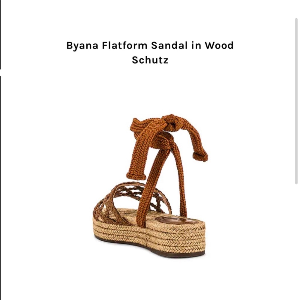 Byana Platform Sandal - SCHUTZ - size 6.5